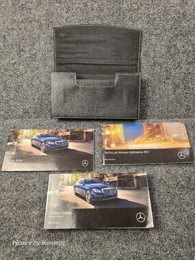 2017 Mercedes-Benz E-Class Sedan owner's manual set.